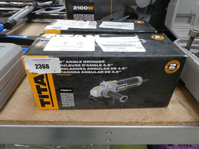 Lot 2368 - Titan 4.5" 24V angle grinder