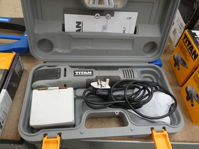 Lot 2372 - Cased Titan 240V multi tool