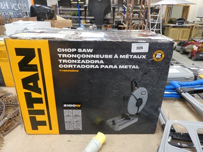 Lot 2375 - Titan 240V chop saw