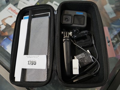 Lot 1795 - Cased GoPro with accessories