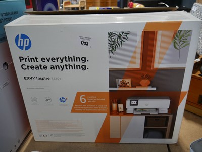 Lot 1733 - HP Envy Inspire printer 7220, boxed