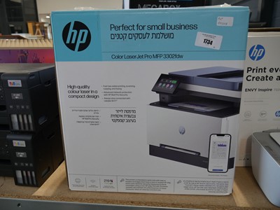 Lot 1734 - HP LaserJet Pro colour printer MFP3302FDW, boxed