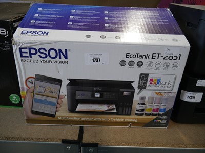 Lot 1737 - Epson EcoTank printer ET2851, boxed