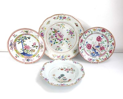 Lot 302 - A Chinese famille rose charger, typically...