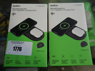 Lot 1776 - Boxed Belkin boost charge pro charging pads