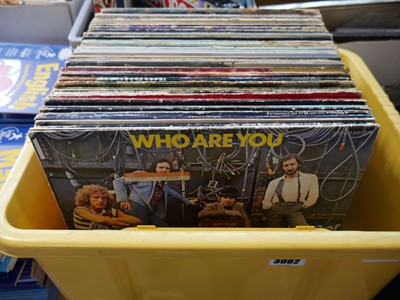 Lot 3002 - Box of records incl. AC/DC, The Best of Bowie,...