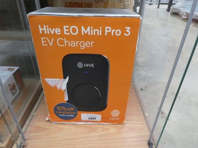 Lot 2432 - Hive EO Mini Pro 3 car EV charger