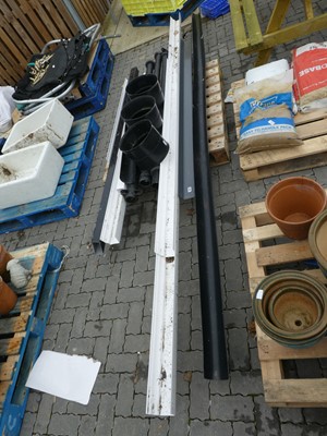 Lot 2354 - Pallet containing various guttering/ pipes