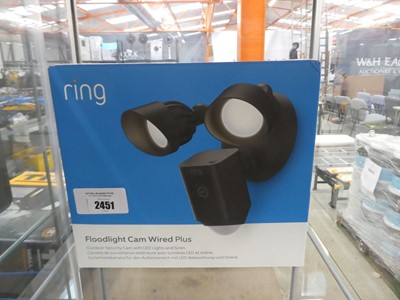 Lot 2451 - Ring Floodlight Cam Wired Plus outdoor...