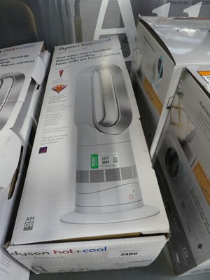 Lot 2486 - Dyson Hot & Cool Jet Focus fan (with remote...