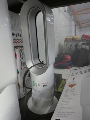 Lot 2491 - Dyson Hot & Cool Jet Focus fan (with remote...