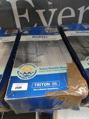 Lot 2504 - Triton 9.5KW Duelec electric shower