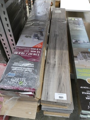 Lot 2521 - Quantity of mixed Golden Select laminate flooring