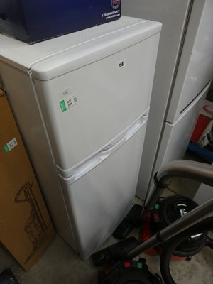 Lot 2587 - Unbranded white fridge freezer