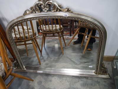 Lot 1178 - 2 over mantle mirrors