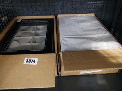 Lot 3074 - 2 Boxed Howick 10 slot watch boxes