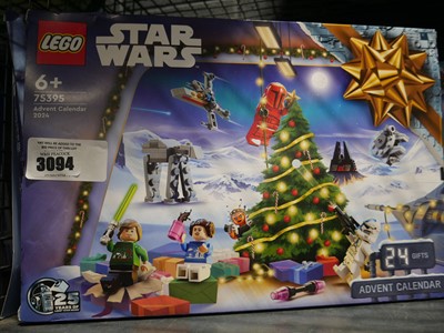 Lot 3094 - 2 boxed Star Wars advent calendars