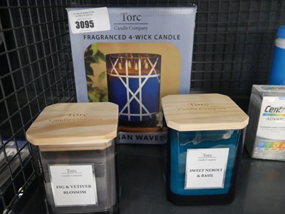 Lot 3095 - Boxed Torc fragranced candle with 2 smaller