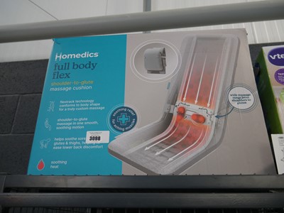 Lot 3098 - Boxed Homedics full body flex massage cushion