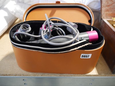 Lot 3057 - Dyson hair dryer in case with accessories