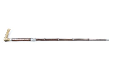 Lot 305 - (S58) A 7mm walking stick shotgun, 22½ ins...