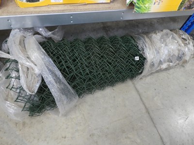 Lot 2239 - Large roll of green chain link fencing