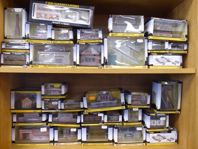 Lot 355 - A quantity of Graham Farish N gauge trackside...