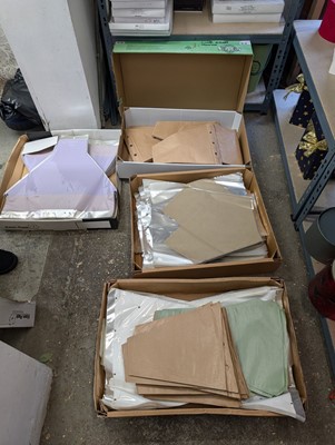 Lot 384 - 4 nearly complete boxes of assorted sized and...