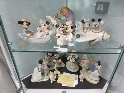 Lot 2104 - Set of Lenox gold plated Disney Collection...