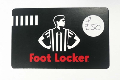 Lot 375 - Foot Locker (x1) - Total face value £50