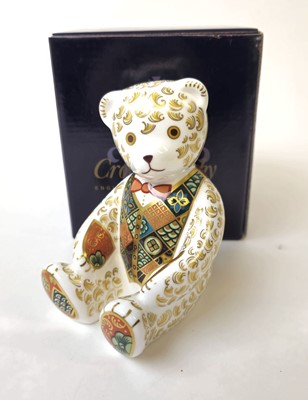 Lot 201 - Royal Crown Derby, 'The Regal Goldie Bear'...