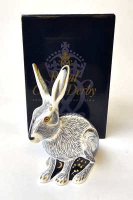 Lot 207 - Royal Crown Derby, 'Starlight Hare'...