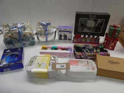 Lot 3518 - 12 toiletry gift sets including Kiehl's, FCUK,...