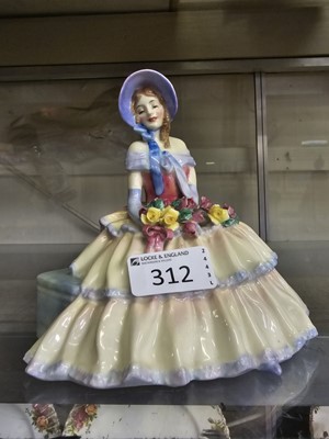 Lot 312 - A Royal Doulton ceramic figurine 'Daydreams'...