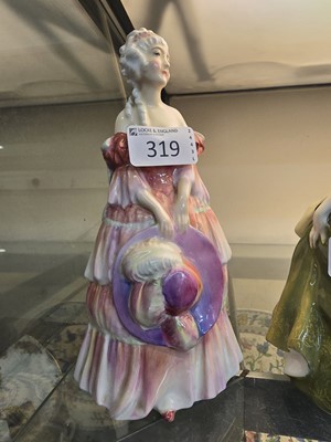 Lot 319 - A Royal Doulton ceramic figurine 'Veronica'