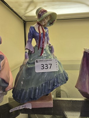 Lot 337 - A Royal Doulton ceramic figurine 'Pantalettes'...