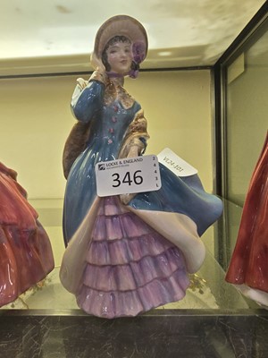 Lot 346 - A Royal Doulton ceramic figurine 'Delphine'...