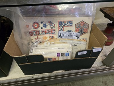 Lot 363 - A carton containing an assortment of ephemera...