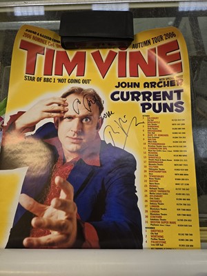 Lot 365 - An assortment of posters to include signed Tim...