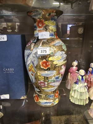 Lot 375 - A reproduction Japanese vase with Geisha girl...