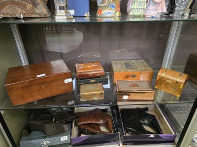 Lot 378 - An assortment of seven various boxes to...