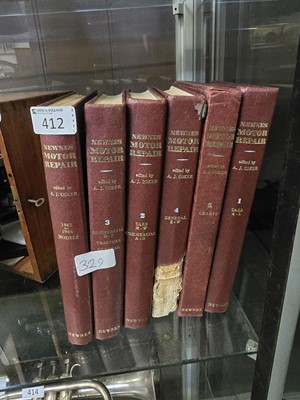 Lot 412 - A set of six volumes of 'Newnes Motor Repair'