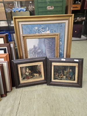 Lot 4 - A collection of four framed prints of 19th...