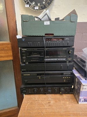 Lot 6 - A collection of five Hi fi separates to...