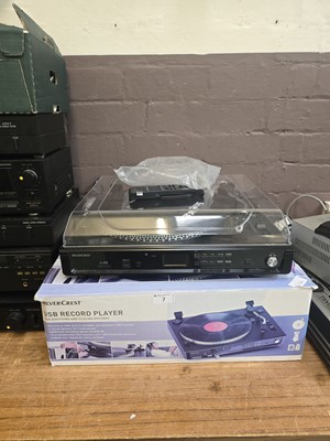 Lot 7 - A boxed Silvercrest USB record player