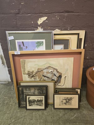 Lot 14 - A selection of modern artwork to include...