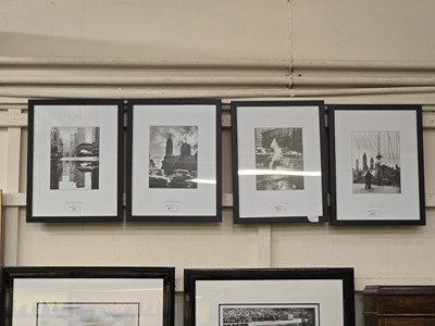 Lot 47 - A set of four framed and glazed photographic...