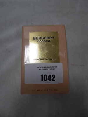 Lot 1042 - Burberry goddess eau de parfum 100ml