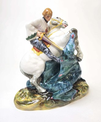 Lot 221 - A Royal Doulton character figurine 'St George'...