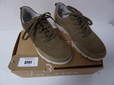 Lot Boxed pair of Hotter trainers, moss, UK 5